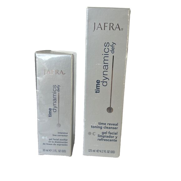 Jafra Time Dynamics Defy Time Reveal Toning Cleanser & Intensive Line Corrector - Picture 1 of 7